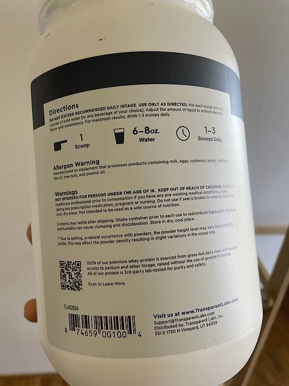 Cibi & Specialità: Transparent Lab Protein Isolate – Nuovo e nell'imballaggio originale da Zürich venduto da ilm_986h 2