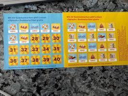 1 volle Karte Splash und 27 Punkte dazu schon geklebt (67 ST