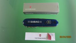Schweizer Offiziersmesser Victorinox Sabag Blau Top!