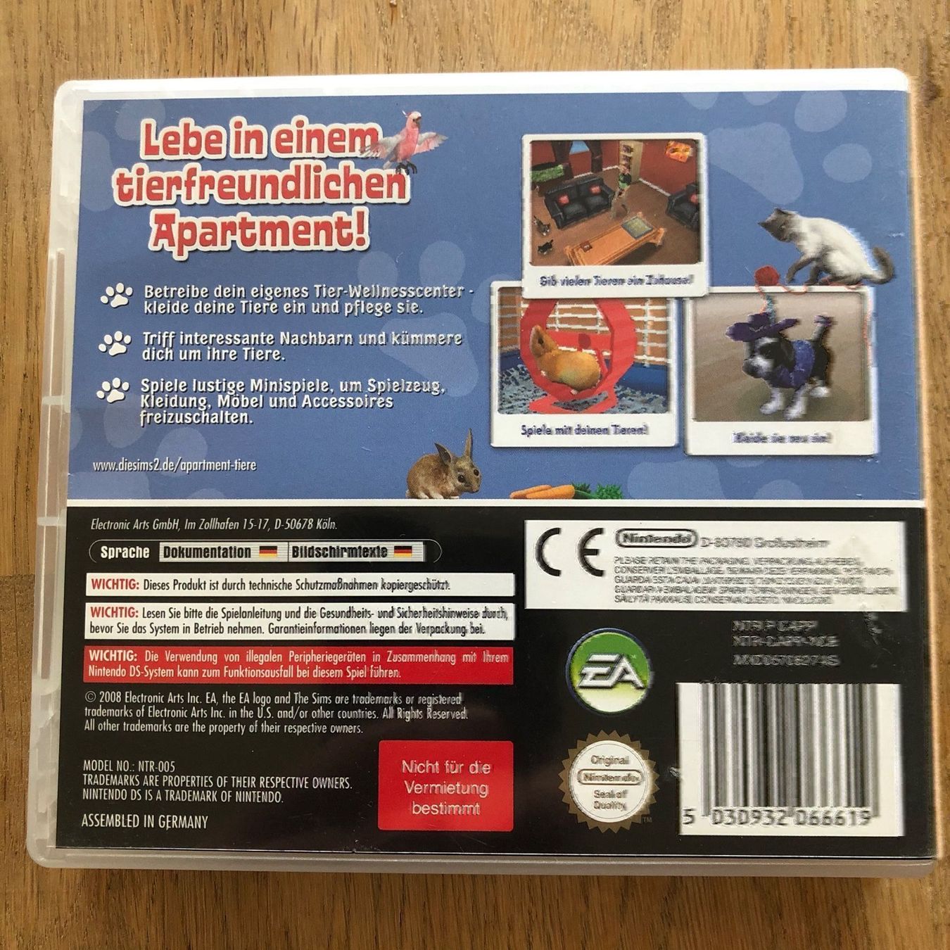 Giochi: Die Sims 2 Apartmenttiere Nintendo DS – Usato da Kestenholz venduto da mad_n98t 1