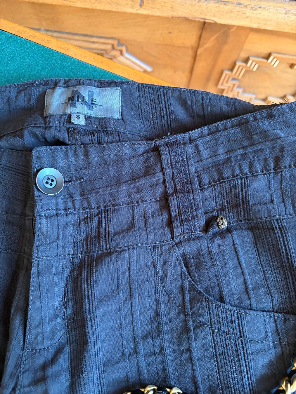 Nile Pantaloni: NILE Hose  Größe: S  Farbe: Schwarz – Usato da Interlaken venduto da Bona55 4