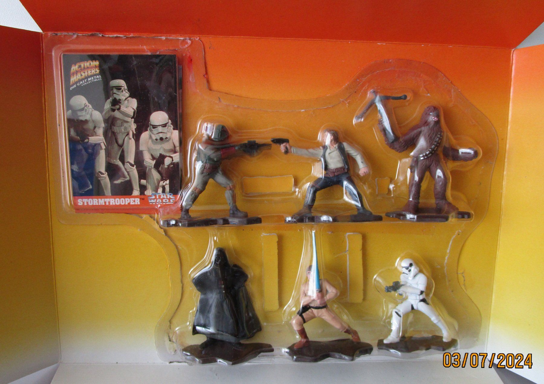 Star Wars Statuette: SET DE 6 FIGURINES STAR WARS ACTION MASTER 6PACK MÉTAL – Usato da Chêne-Bourg venduto da breno56 1
