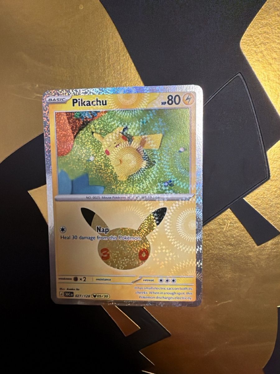 Pokémon Sammelbilder & Trading cards: Pikachu 30th 05/30- nm – Neu (gemäss Beschreibung) aus Sirnach von D.SecondChance