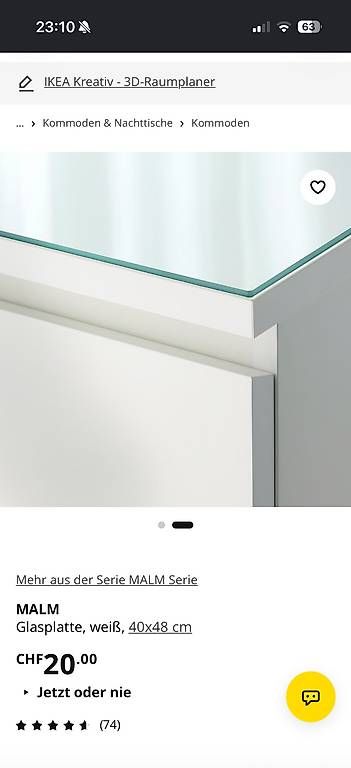 Comodini: Malm Nachttisch 2x weiss – Usato da Niederhasli venduto da des_6w9f 3