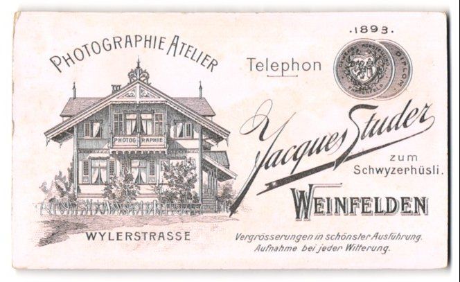 Fotografie &  Plakate: Fotografie Weinfelden, Frontansicht des  – Gebraucht aus Berlin von bartko-reher