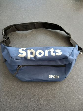 Sportliche Bauchtasche, Hüfttasche, blau NEU