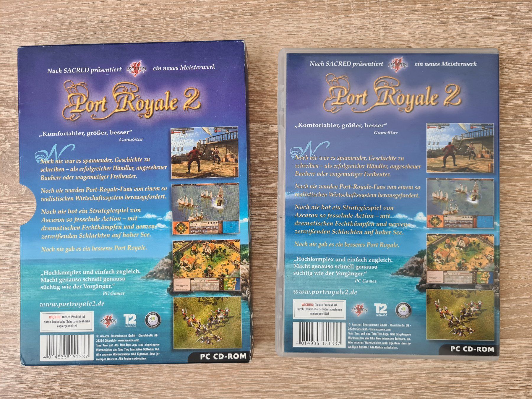 Giochi: Port Royale 2 (German) + Map - PC – Usato da Carouge GE venduto da Franllo 1