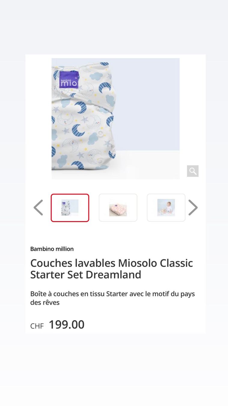 Secchi per pannolini & Pannolini: Couches lavables Bambino Mio - taille unique – Nuovo (secondo la descrizione) da Delémont venduto da Emi-98 1