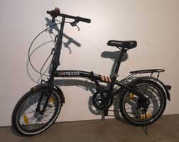 Klapprad Compass 20 Zoll, Schwarz
