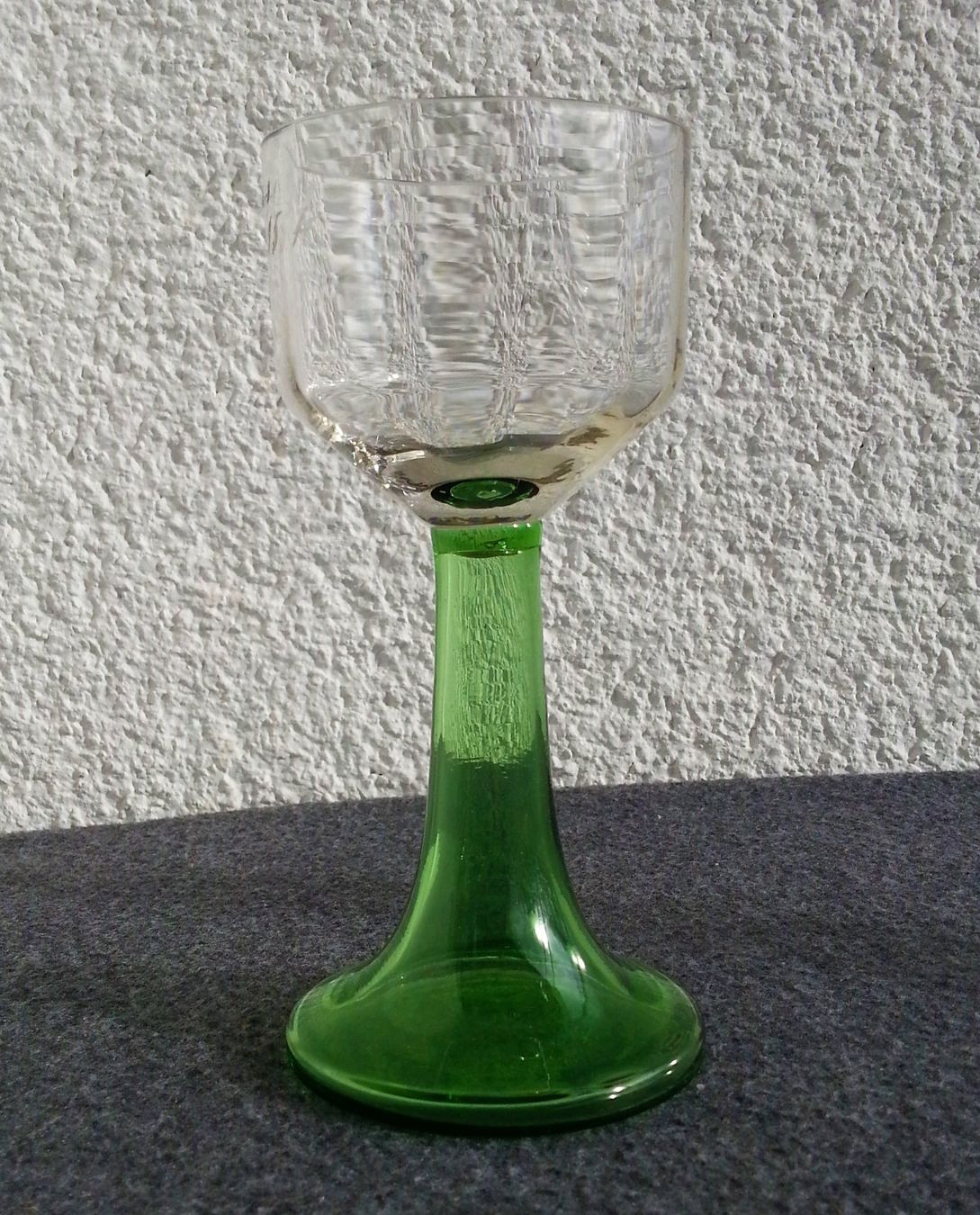 Gläser: Weinglas antik, Höhe 16.7 cm, um 1880-1900 – Gebraucht aus Oberriet SG von Atir47 4