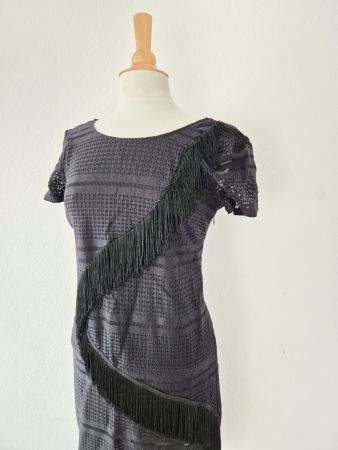 PATRIZIA PEPE KLEID NP 590 CHF M 38 DRESS FRANSEN , TOP