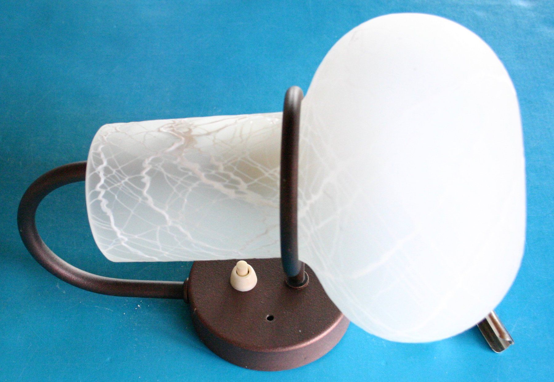 Lampade: Wandlampe, Wandleuchte mit Opalglas – Usato da Winkel venduto da gabriele56 1