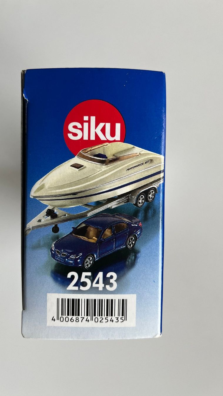Siku Modellini d'auto: SIKU Super 2543 / PKW mit Motorboat – Nuovo e nell'imballaggio originale da Wauwil venduto da swissGadgets 4