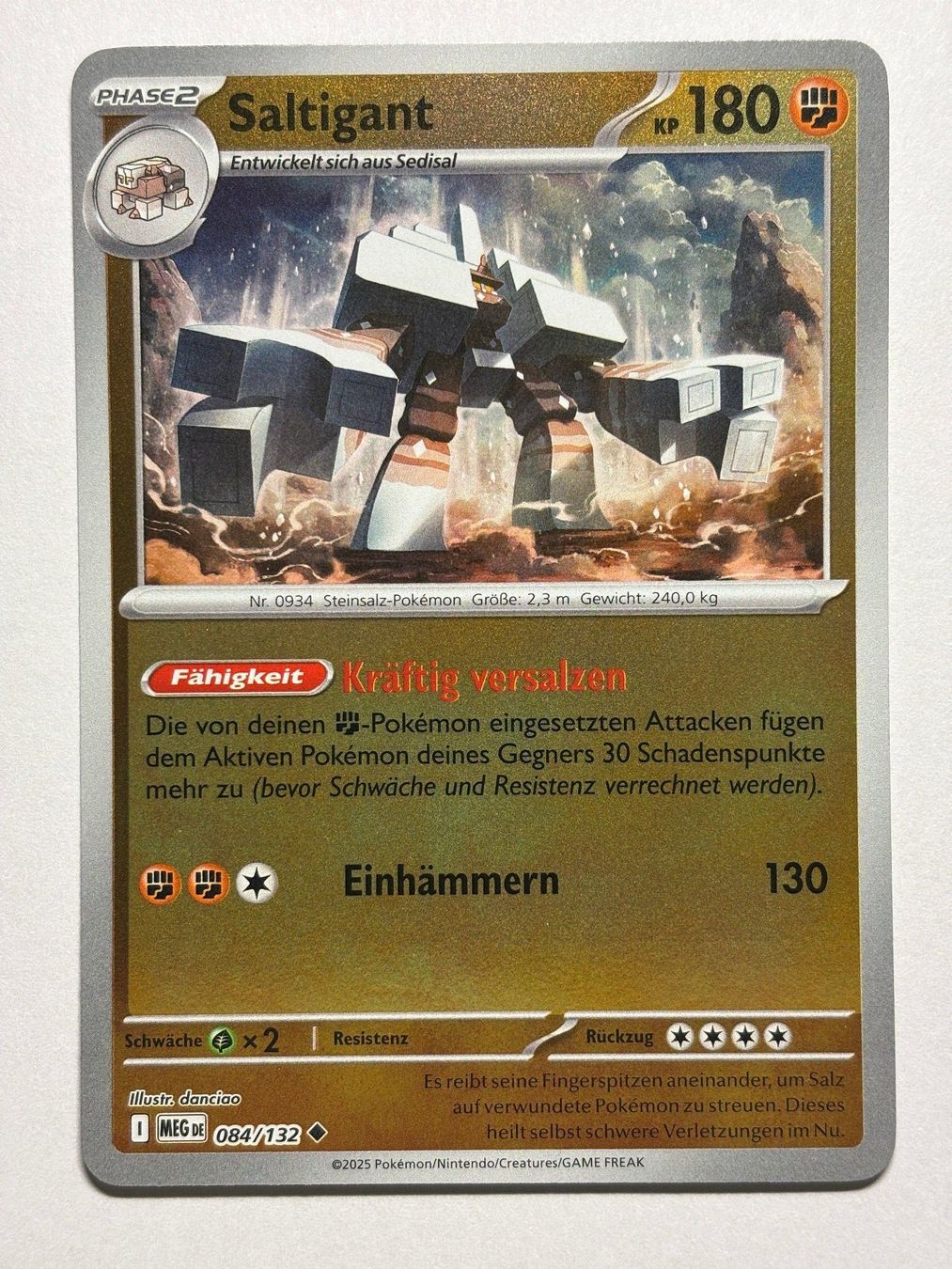 Pokémon Carte collezionabili: Saltigant (MEG 84) - Reverse Holo - DE – Usato da Allschwil venduto da bul_5pmr