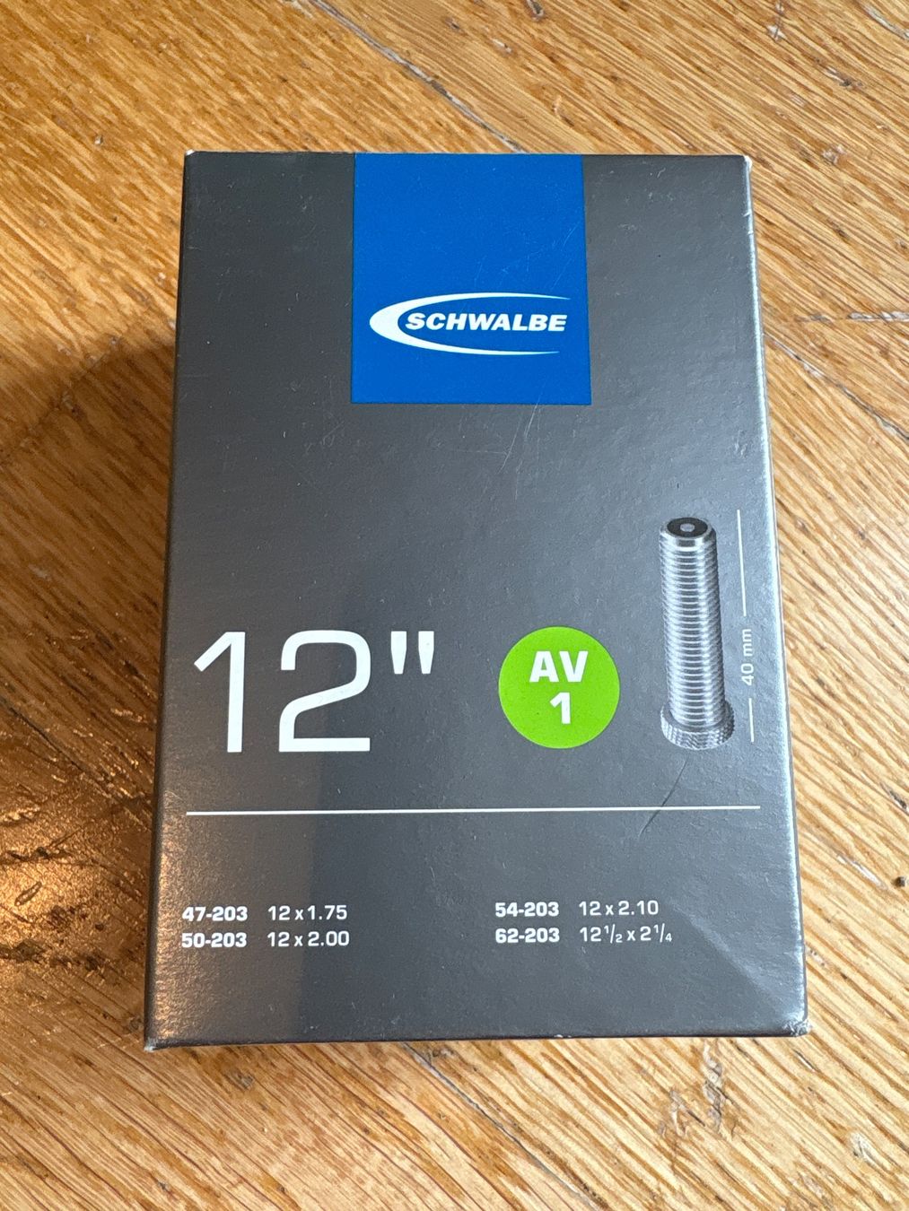 Tubi & Tubi flessibili: Schwalbe Schlauch 12 Zoll AV1 – Nuovo e nell'imballaggio originale da Zürich venduto da Fabienne059