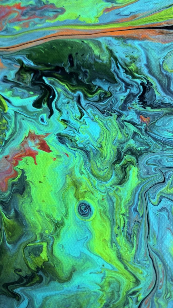 Dipinti: Abstraktes Acryl Bild "Laguna" – Nuovo (secondo la descrizione) da Hochdorf venduto da Jasminurschel 4