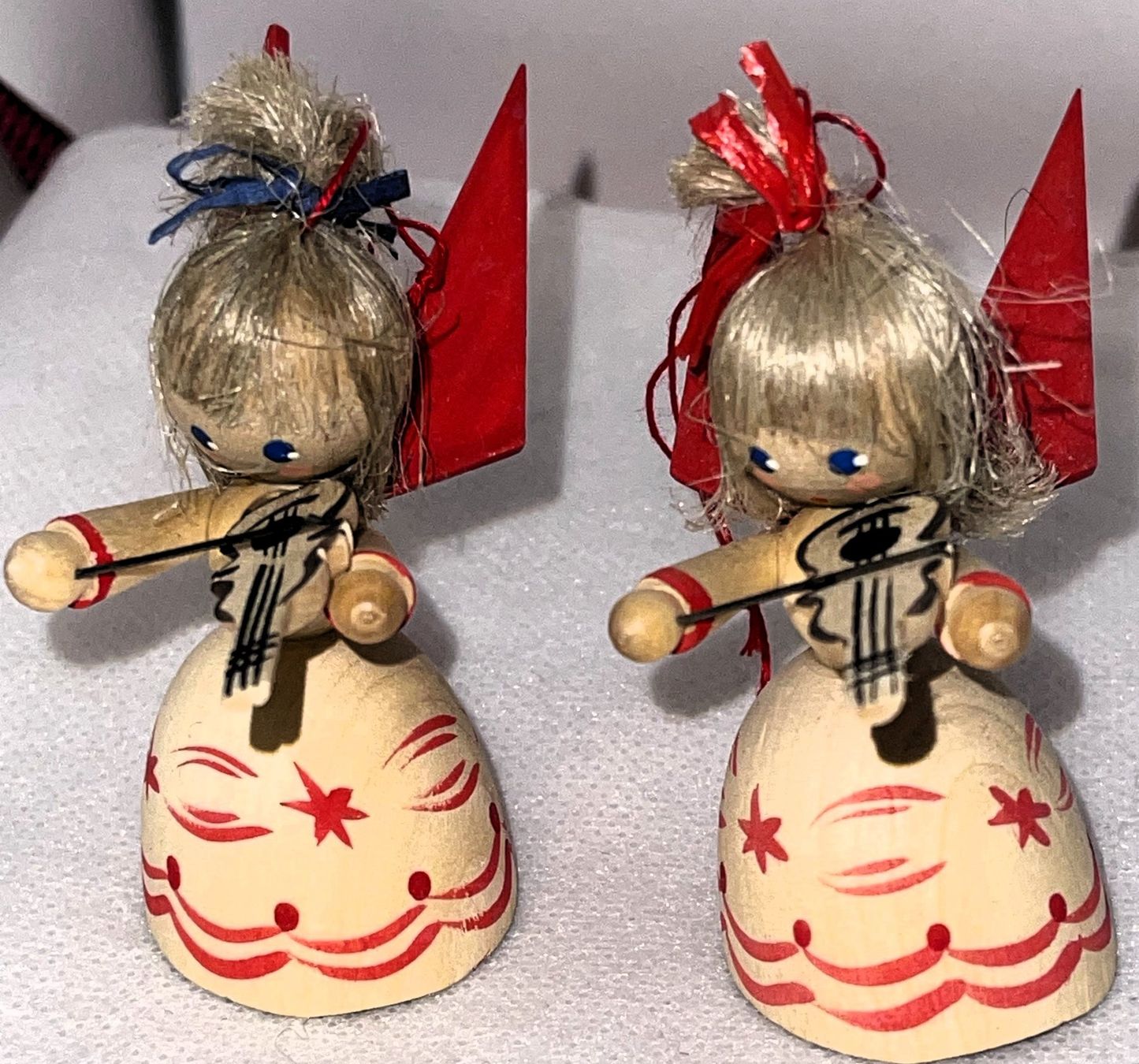 Tutte le decorazioni: Weihnachtsbaumanhänger 2 Engel rot – Nuovo e nell'imballaggio originale da Lutzenberg venduto da Truhe