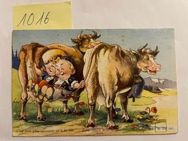 Üses frisch knüpfti Glück - Kuh-Motiv, 1953