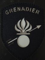 Grenadier Abzeichen Badge top  Fluo Klett neu