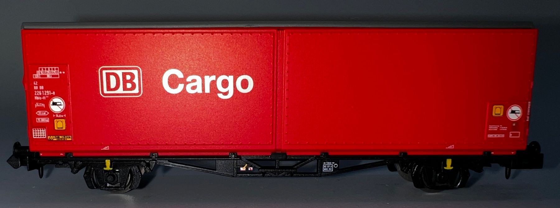 Trix Modellini di ferrovie: Minitrix, Schiebewandwagen , CARGO der DB (15294) – Nuovo (secondo la descrizione) da Basel venduto da jonnyhaas 1