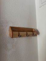 Garderobenleiste Holz mit Ablage 3 Haken guter Zustand