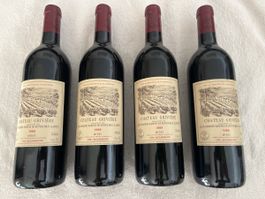 Chateau Griviere Lafite, 1989 Médoc, Bordeaux 4 Flaschen