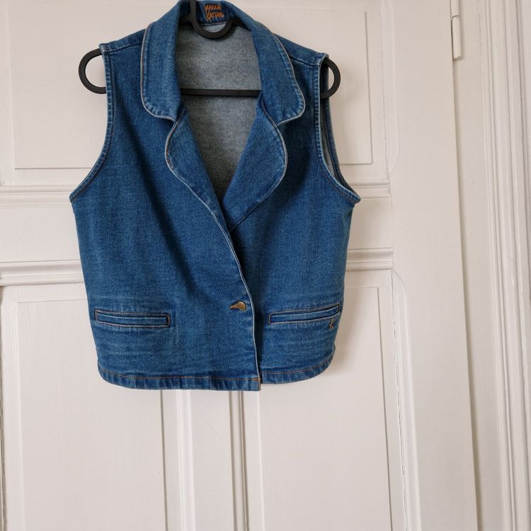 Gilet En Jean H&M Taille 12/13 Ans - Occasion Très Bon état - Fille