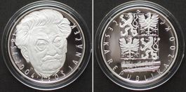 TSCHECHISCHE REPUBLIK 200 Korun 2004, Leos Janacek Silber PP