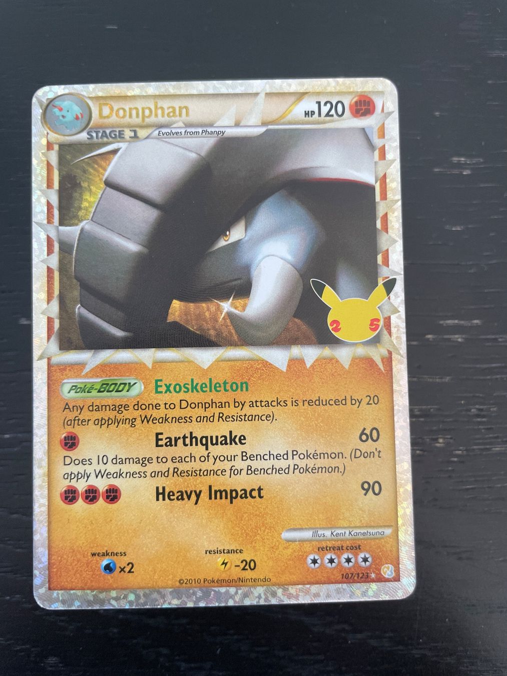 Pokémon Carte collezionabili: Pokemon celebrations Donphan 107/123 holo – Usato da Hugelshofen venduto da Suimosa