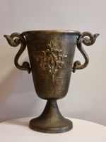 Antiker Messing Pokal mit Henkeln