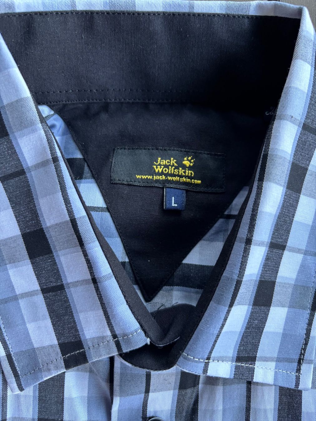 Jack Wolfskin Camicie: Jack Wolfskin Freizeithemd, Gr. L, grau kariert – Nuovo (secondo la descrizione) da Ebnat-Kappel venduto da Molton 3
