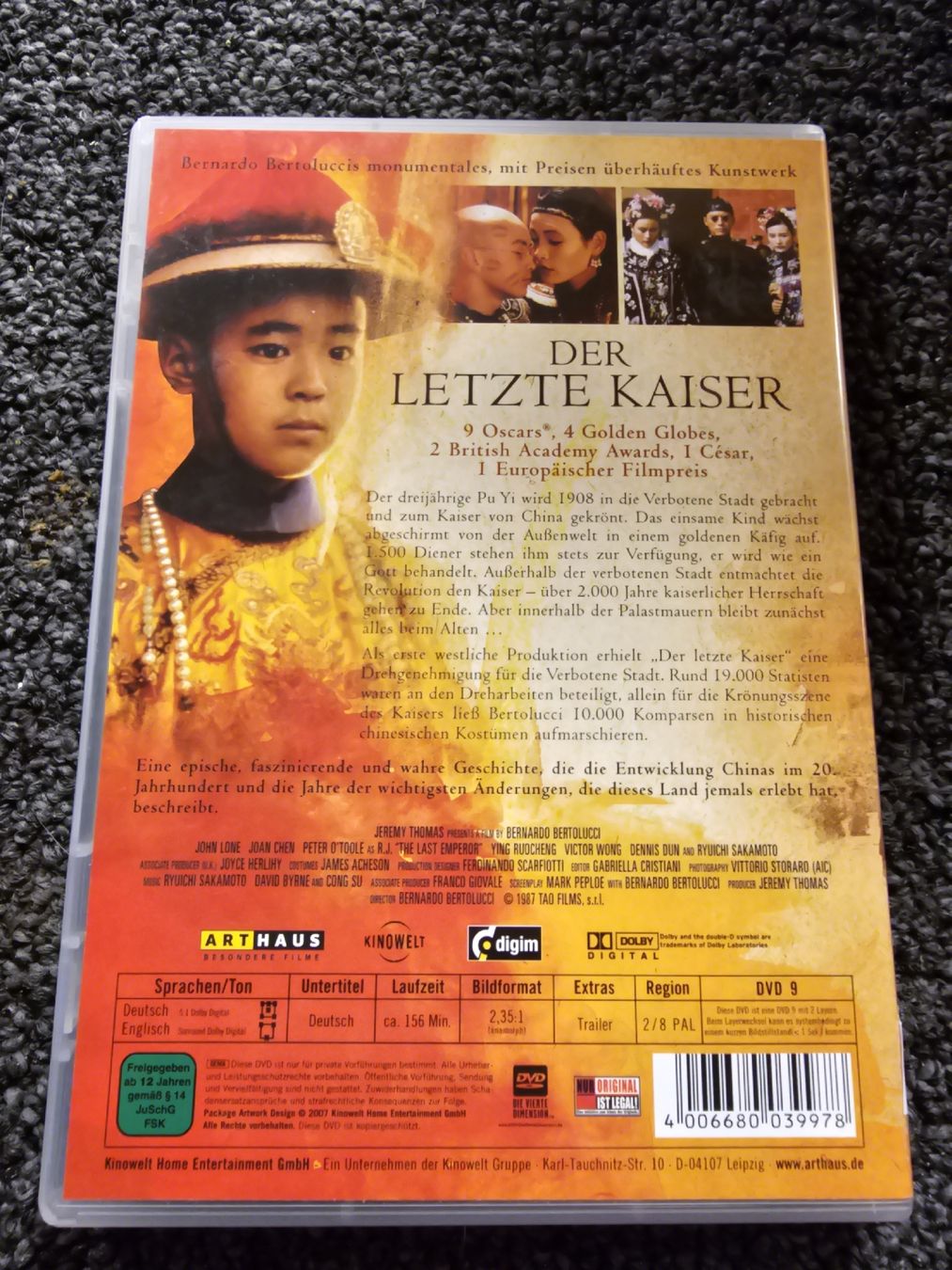 Tutti i DVDs: DVD Der letzte Kaiser (20802) – Usato da Ruswil venduto da jan_bxl5 1