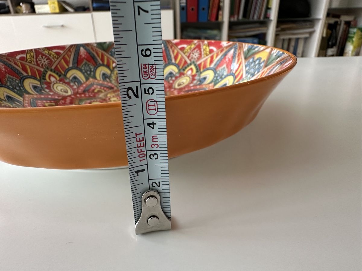 Piatti: 3pcs New Ceramic deep teller, 20.5cm – Nuovo (secondo la descrizione) da Gattikon venduto da Sarahs_Schatzkammer 4