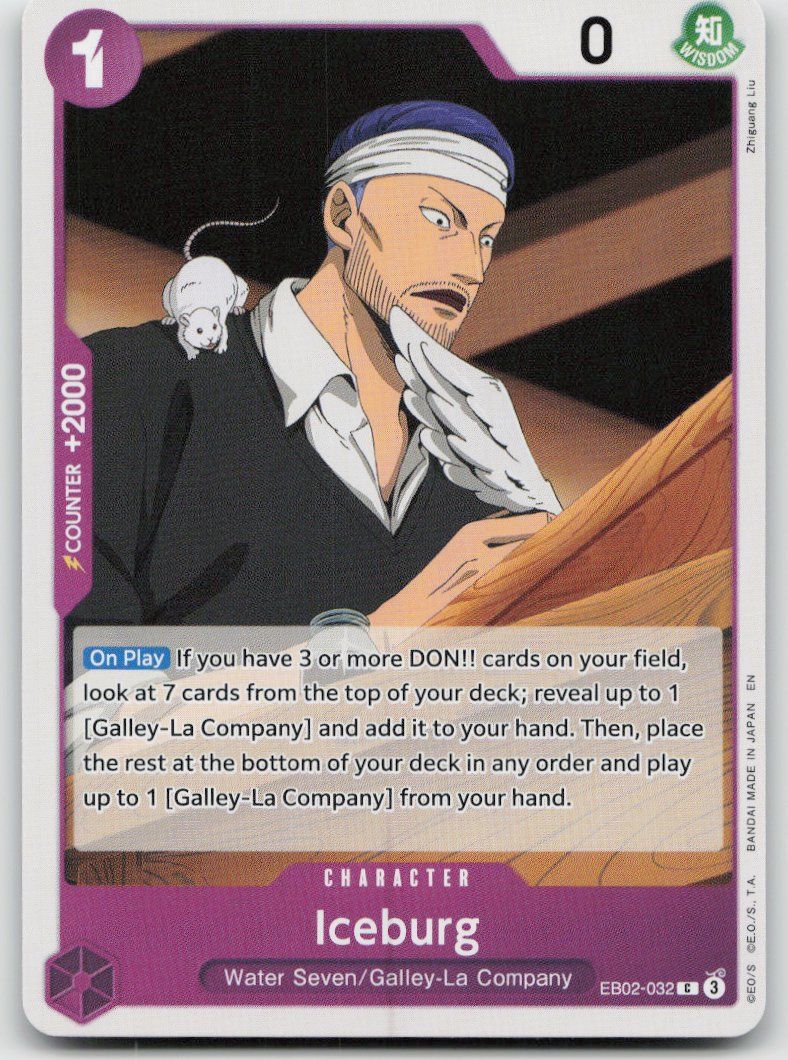 Bandai Carte collezionabili: One Piece Iceburg EB02-032 C – Usato da Lugano venduto da VlaseCard