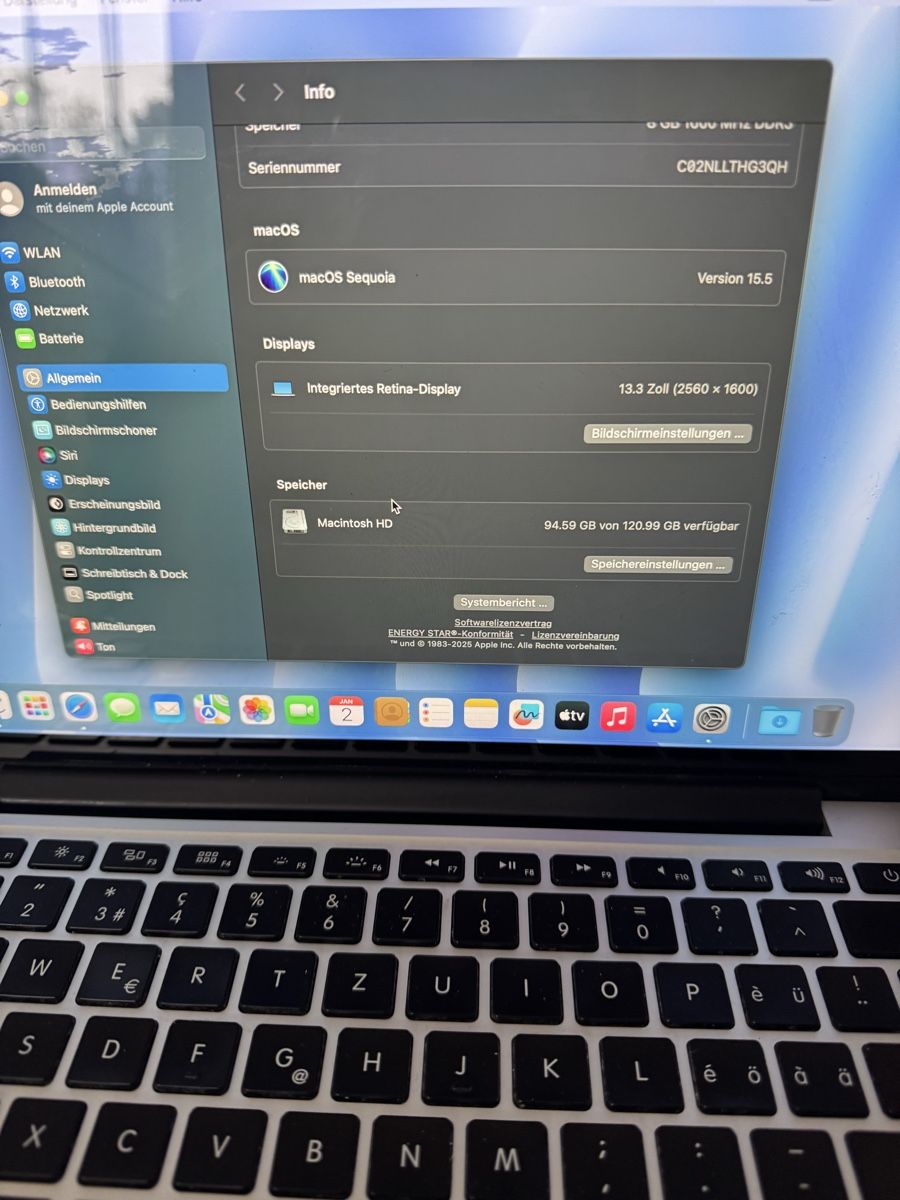Apple PC: MacBook Pro Retina mi-2014 – Usato da Biel/Bienne venduto da Baol1 2