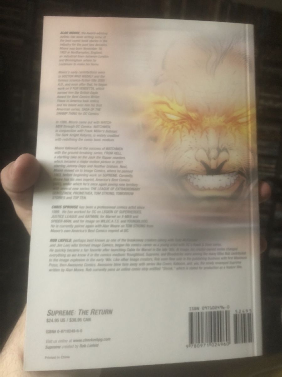 Comics: Supreme, the return (Alan Moore) Trade Paperback  – Neu (gemäss Beschreibung) aus Lausanne von fransadpop 1