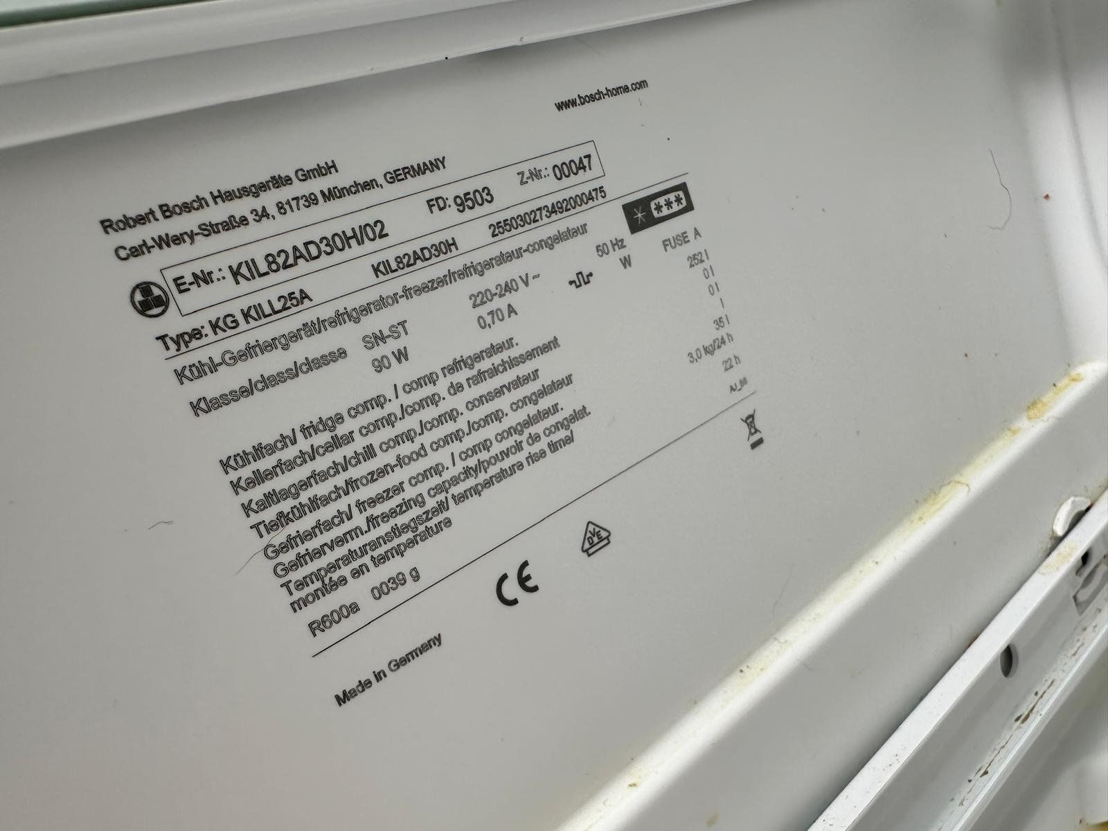 Bosch Frigoriferi: Kühlschrank Einbaukühlschrank  Bosch – Usato da Spreitenbach venduto da Space_X 9