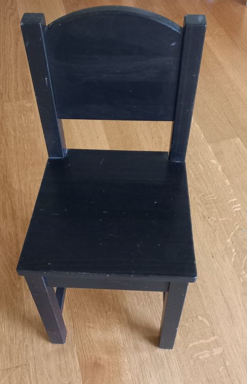 SUNDVIK, ikea Kinderstuhl, schwarz Kaufen auf Ricardo