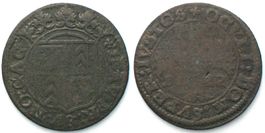 NEUENBURG Batzen 1622 HEINRICH II. Billon