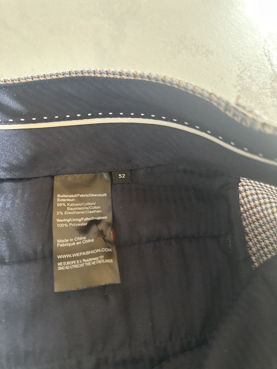 We Pantaloni: Stoffhose WE kariert Gr. 52 – Usato da Wileroltigen venduto da torro11 2