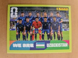 Panini Fifa World Cup 2026 Nr. UZB 13 Teamfoto Uzbekistan