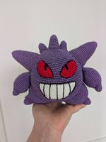 Amigurumi Gengar 15cm