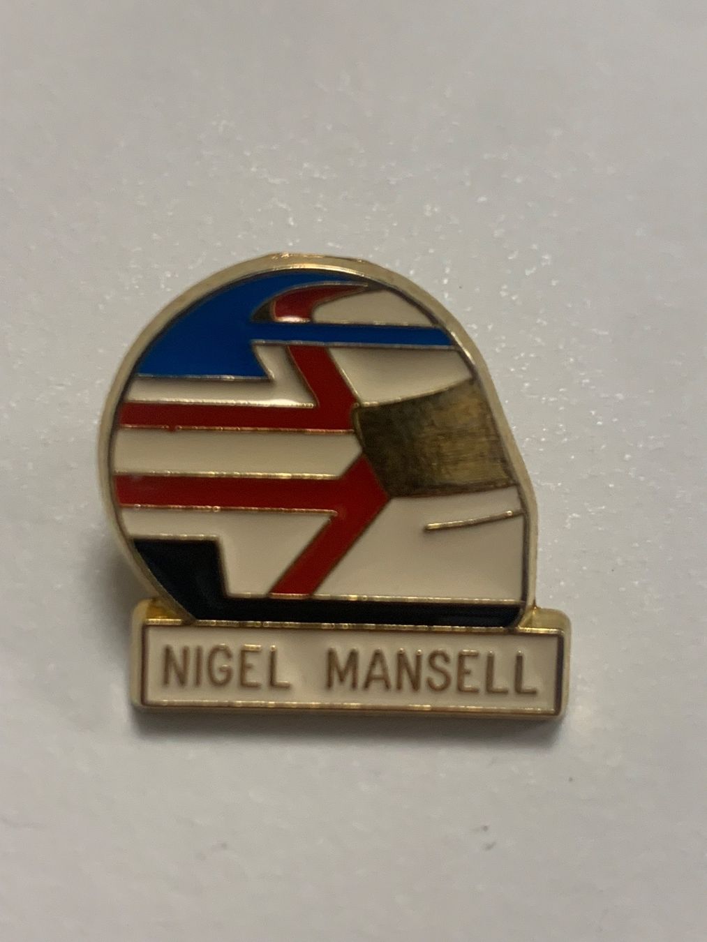 Plaquettes & Badges: Pin Nigel Mansell Helm – D'occasion à Basel par fasnachtsoutlet1965