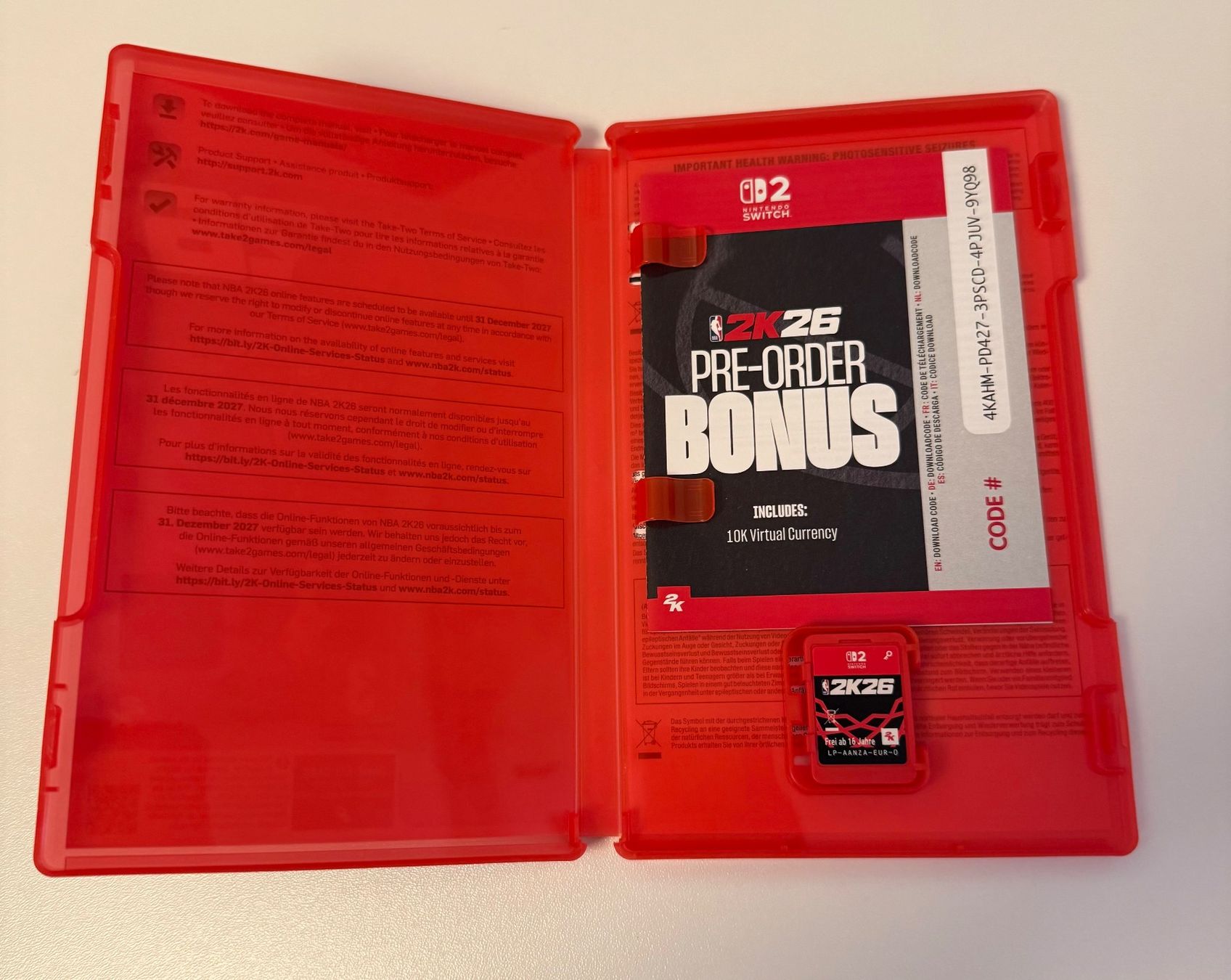 Jeux: Nintendo Switch Spiel NBA 2K26, unbenutzt – Neuf (Voir description) à Weinfelden par Physick 1
