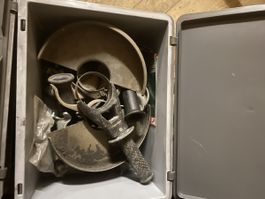 Winkelschleifer Zubehör Set in Kunststoffbox gebraucht