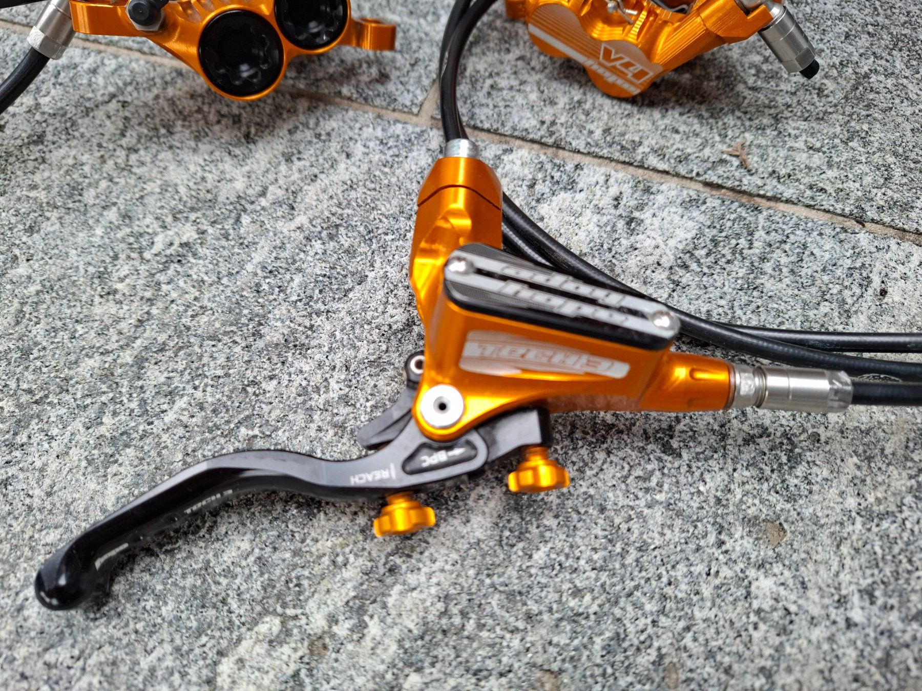 Hope Pezzi di ricambio: Hope Tech 3 V4 Bremsen Orange Scheibenbremsen – Usato da Schöftland venduto da Eichboy 6