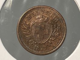 1 Rappen 1875