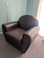 Sessel braun Leder guter Zustand Möbel Pfister