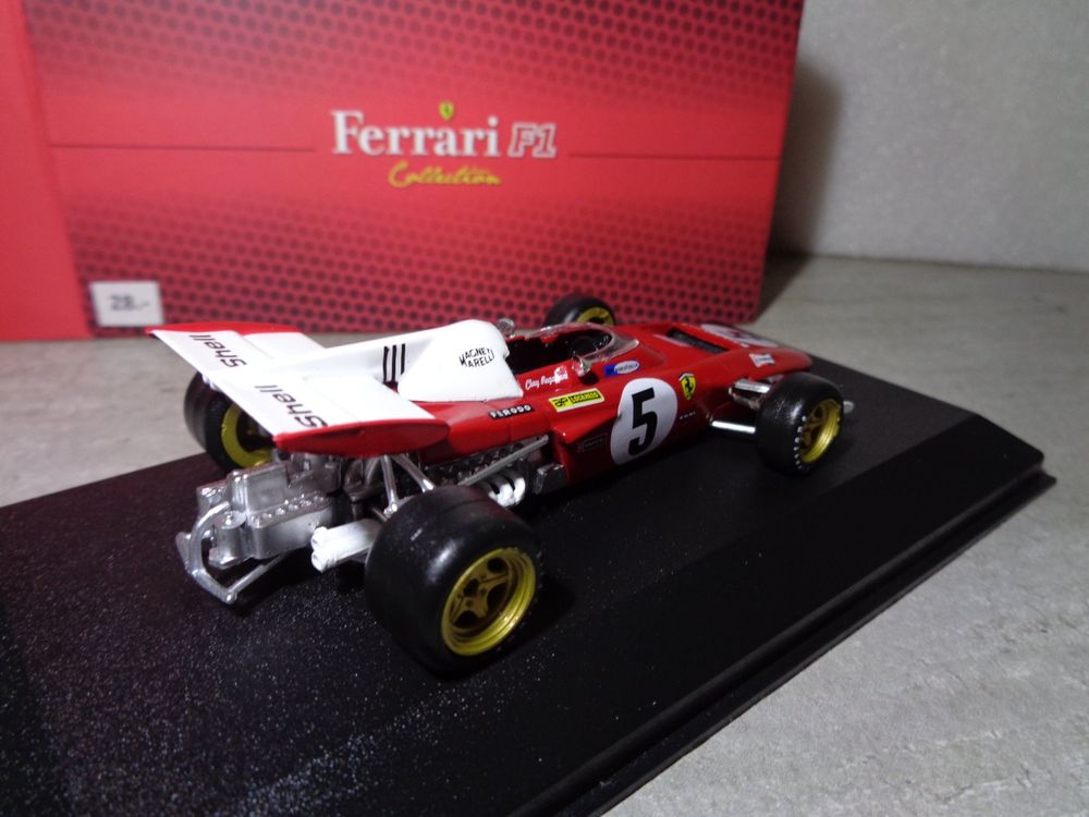 Atlas Ferrari 312B2 Clay Regazzoni 1971 Formel 1 Modellauto 1/43 – Inkl. Personalisiertem Wunschkennzeichen
