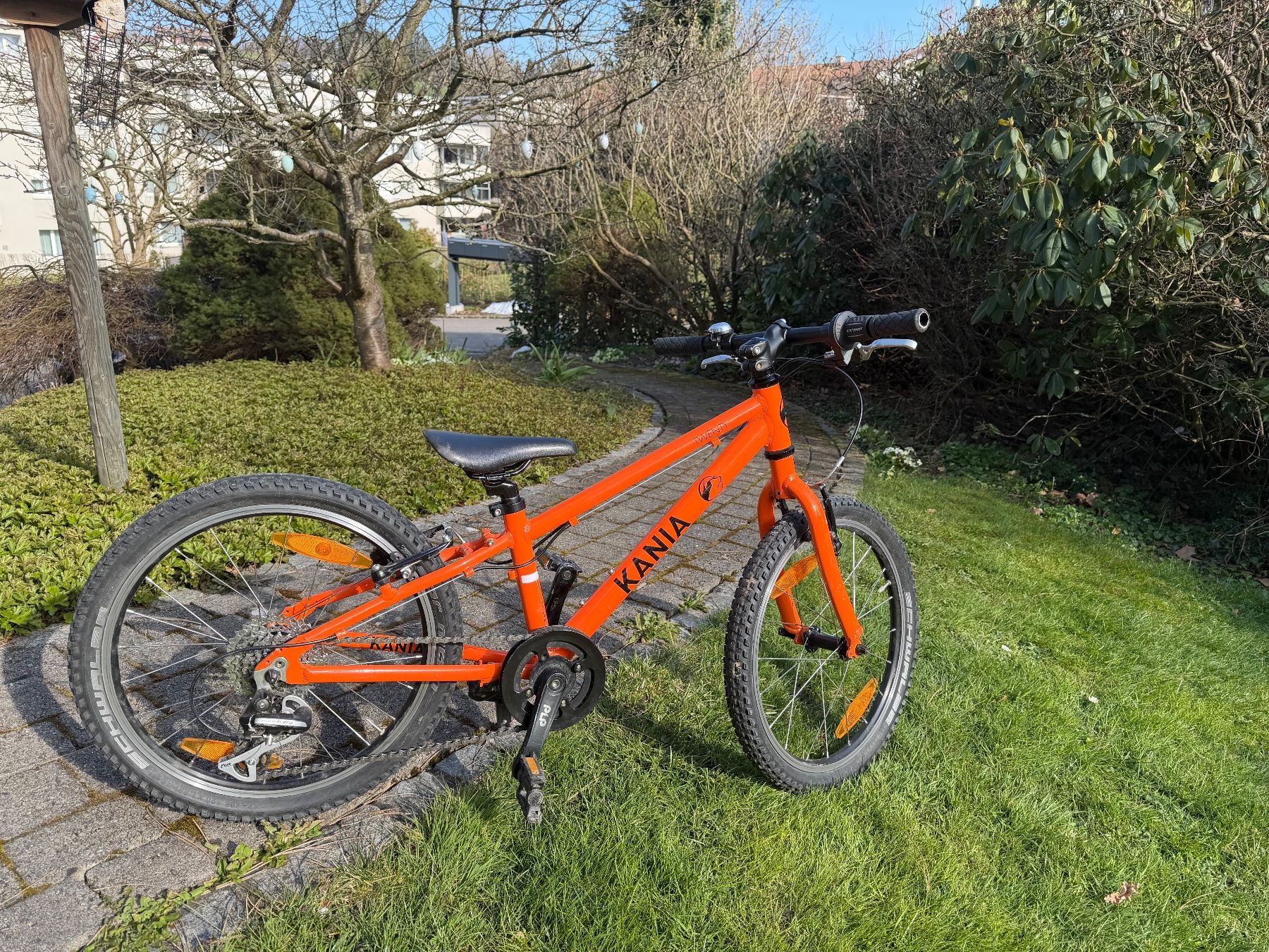 Kania Velos: Kania Twenty Kinder Velo 20 Zoll, Orange, Top Zustand! – Gebraucht aus St. Gallen von Frieda73
